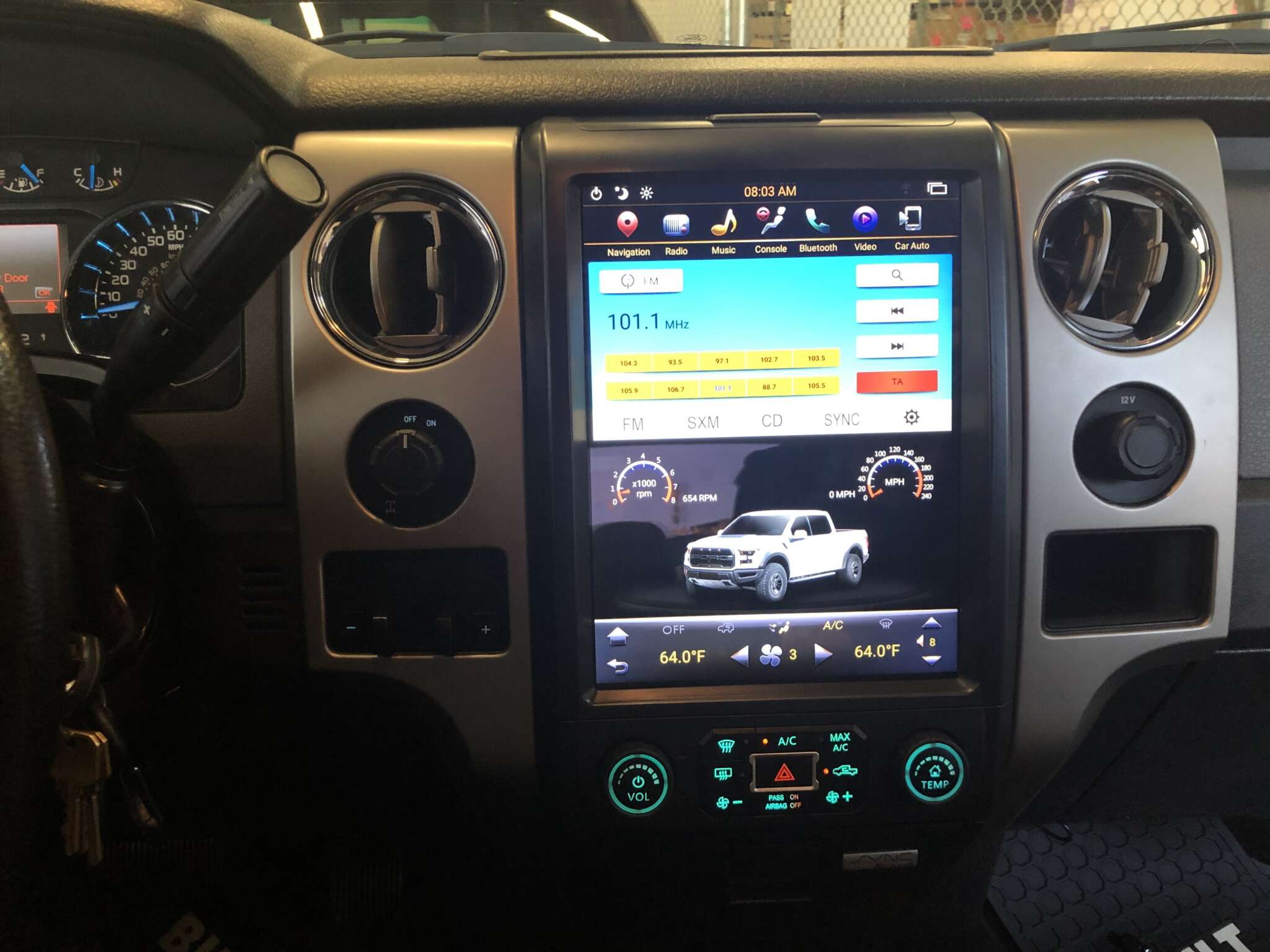 Phoenix Automotive 12.1″ Android 9 Navigation Radio 2009 - 2014 Ford F ...